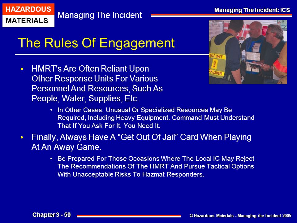 Understanding rules of engagement